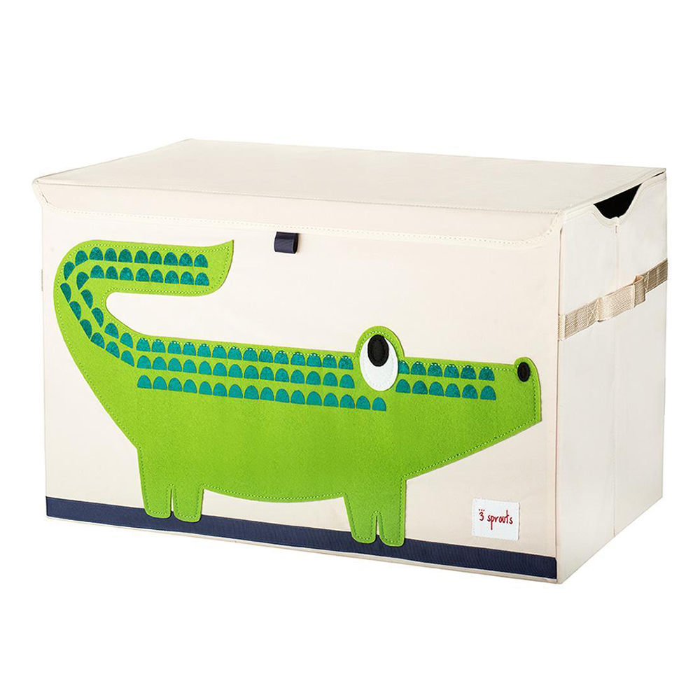 3 Sprouts - coffre à jouets crocodile