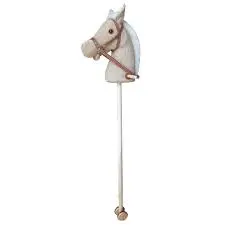 Baton tête de cheval, brun, avec son