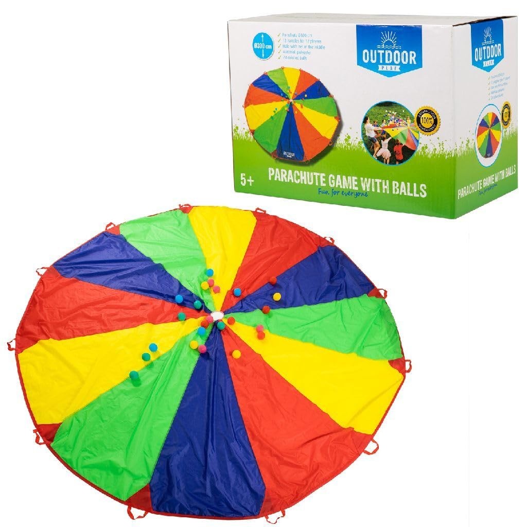 Jeu du parachute avec balles 300cm
