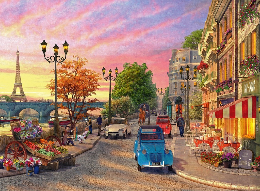 Puzzle 500 pcs - Promenade à Paris
