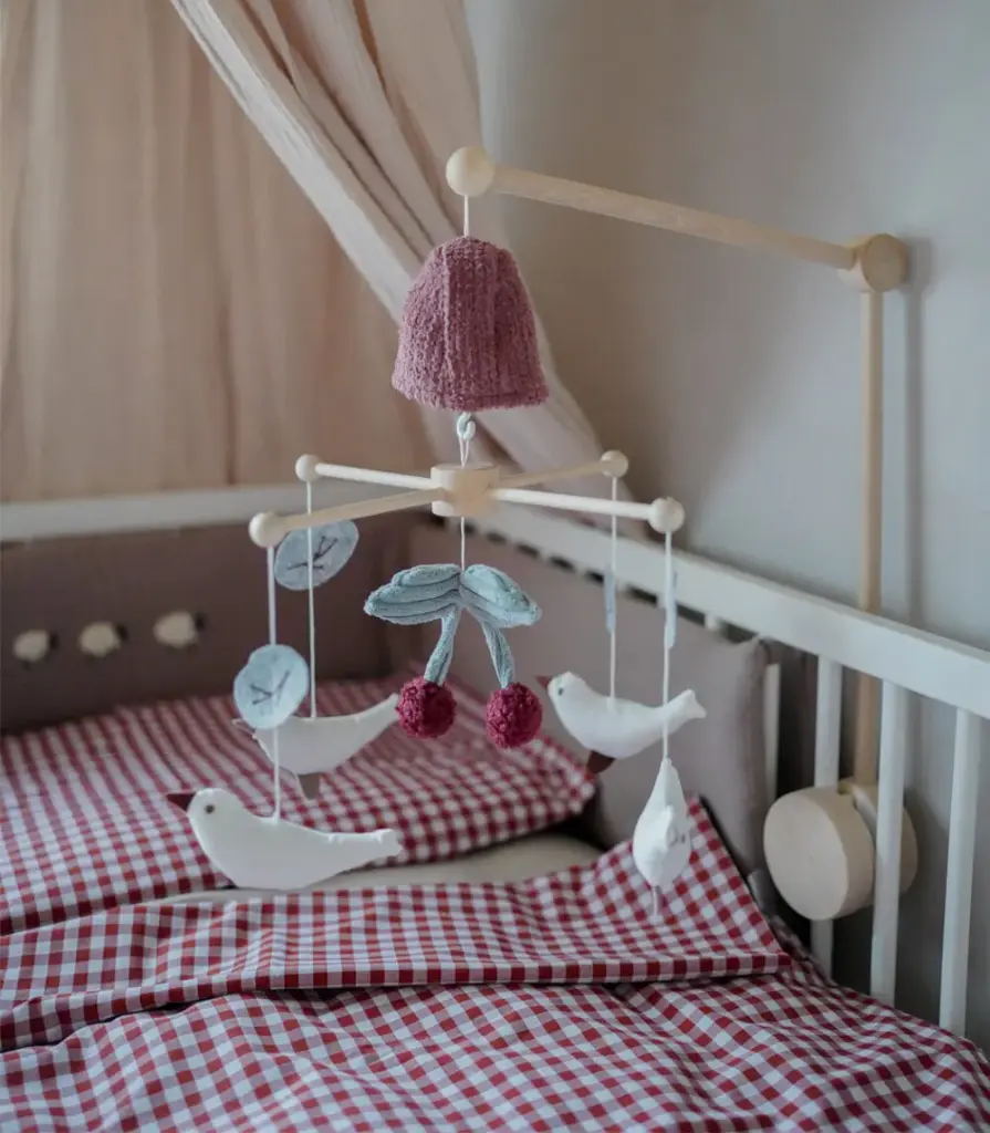 Mobile musical oiseaux Cherry birds