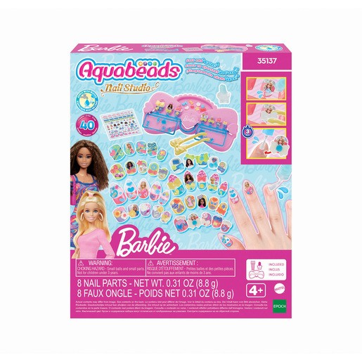 Aquabeads - Mon coffret de manucure Barbie