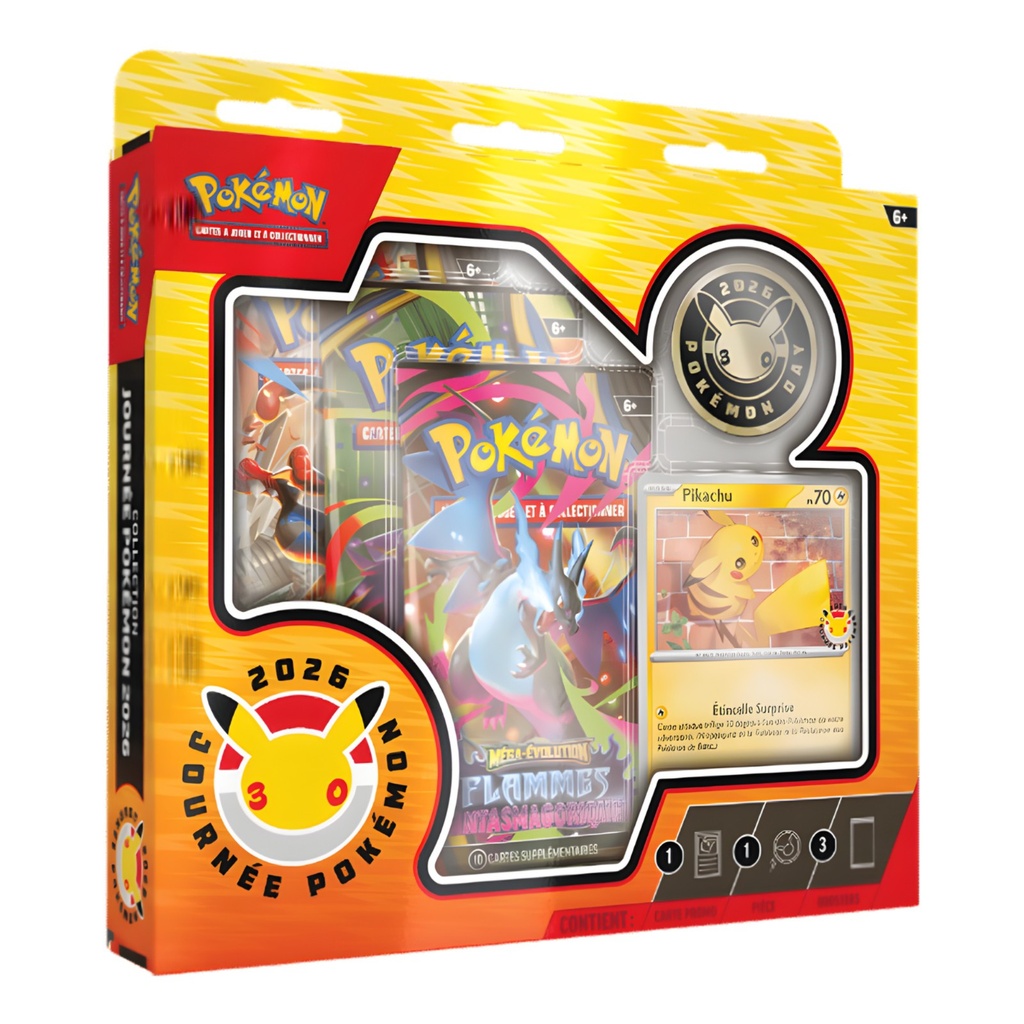 Coffret Pokemon Day 2026 (3 bst + carte promo)