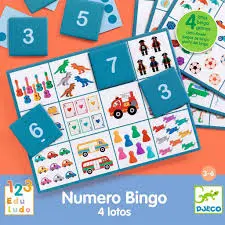Numero Bingo - 4 lotos