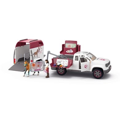 SCHLEICH - Vétérinaire mobile avec remorque