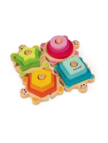 Jeu à empiler tortues - Zigolos
