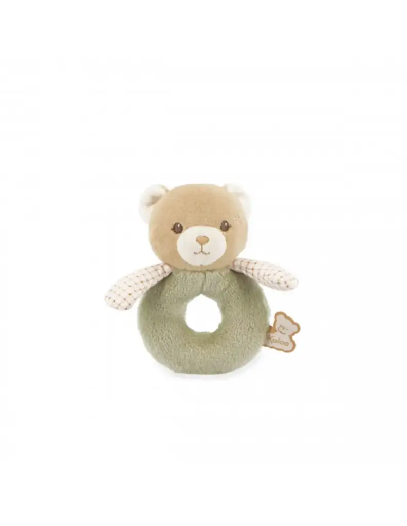 Mon doux hochet ours vert