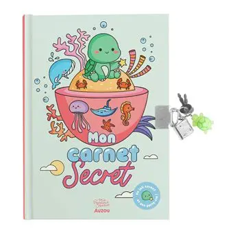 Mon carnet secret - Porte-clé Tortue