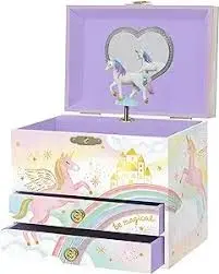 Boîte à bijoux musicale - Magical unicorn