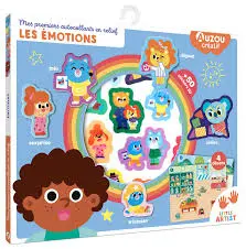 Autocollants en relief - Les émotions