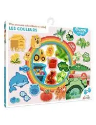Autocollants en relief - Les couleurs