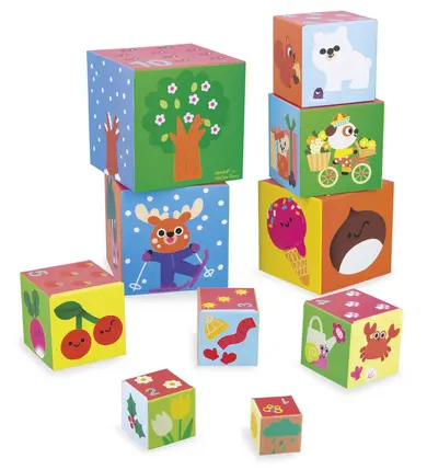 Pyramide carrée - Les 4 saisons