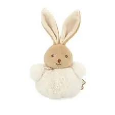 Pompon lapin Crème - 10 cm