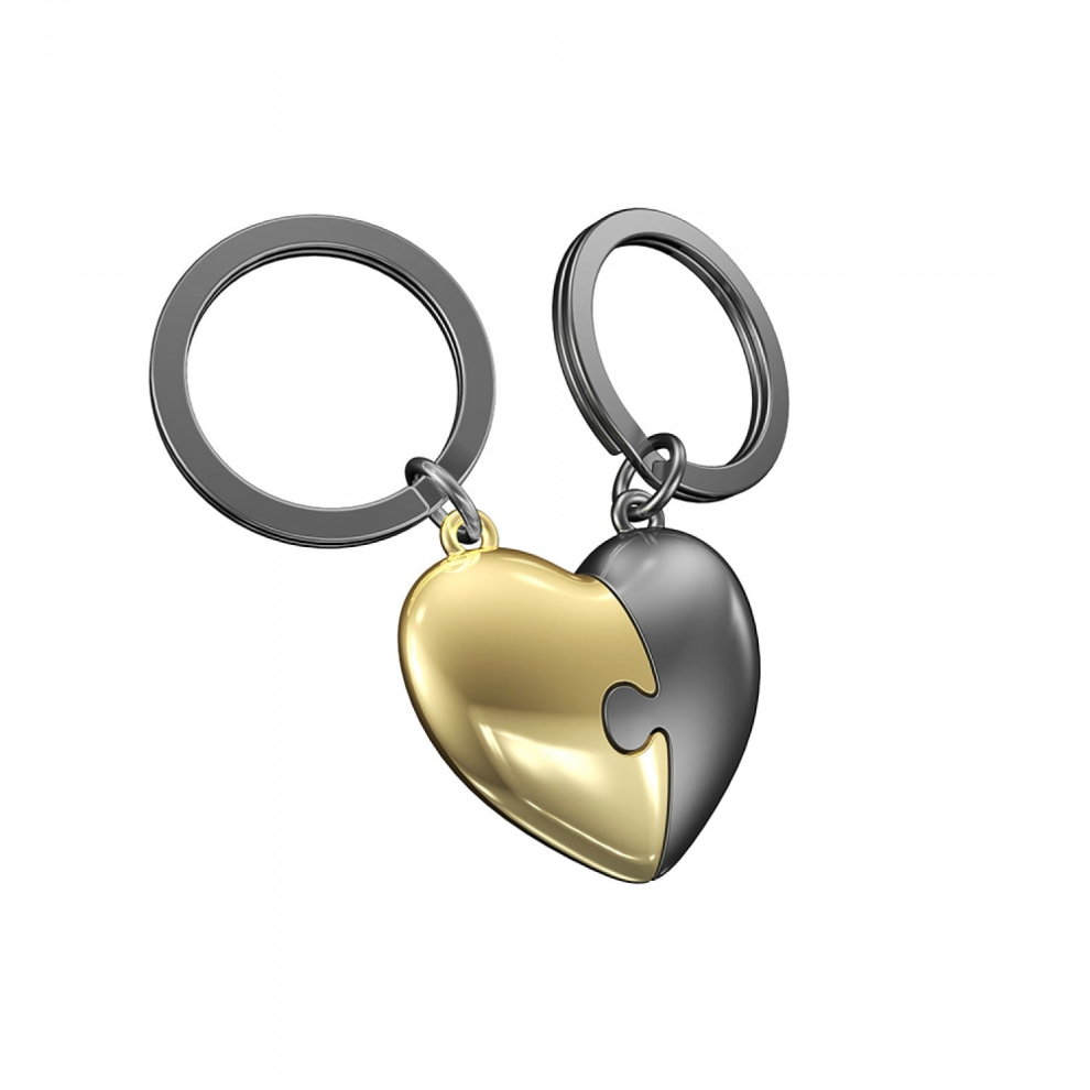 Porte-clé Métalmorphose - Puzzle coeur