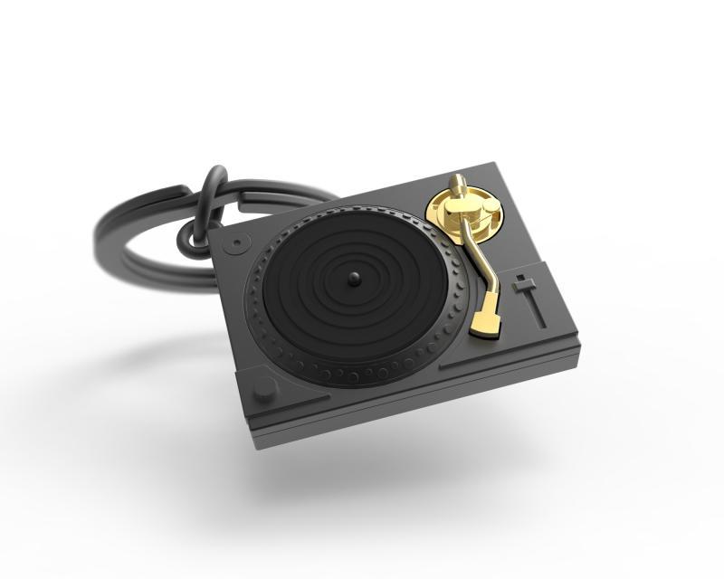 Porte-clé Métalmorphose - Platine vinyle