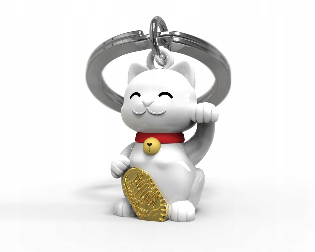 Porte-clé Métalmorphose - Lucky cat