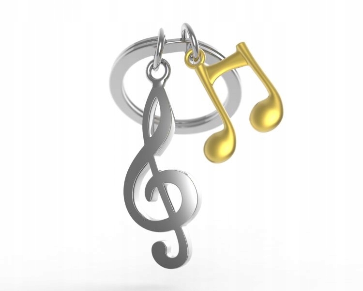 Porte-clé Métalmorphose - Clé de sol