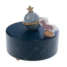 Boite à musique Marcel (planète/chien)