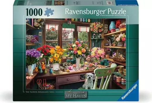Puzzle 1000 pcs - Cabanon de fleuriste