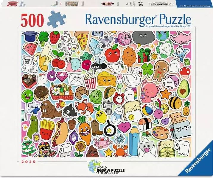Puzzle 500 pcs - Stickers Kawai