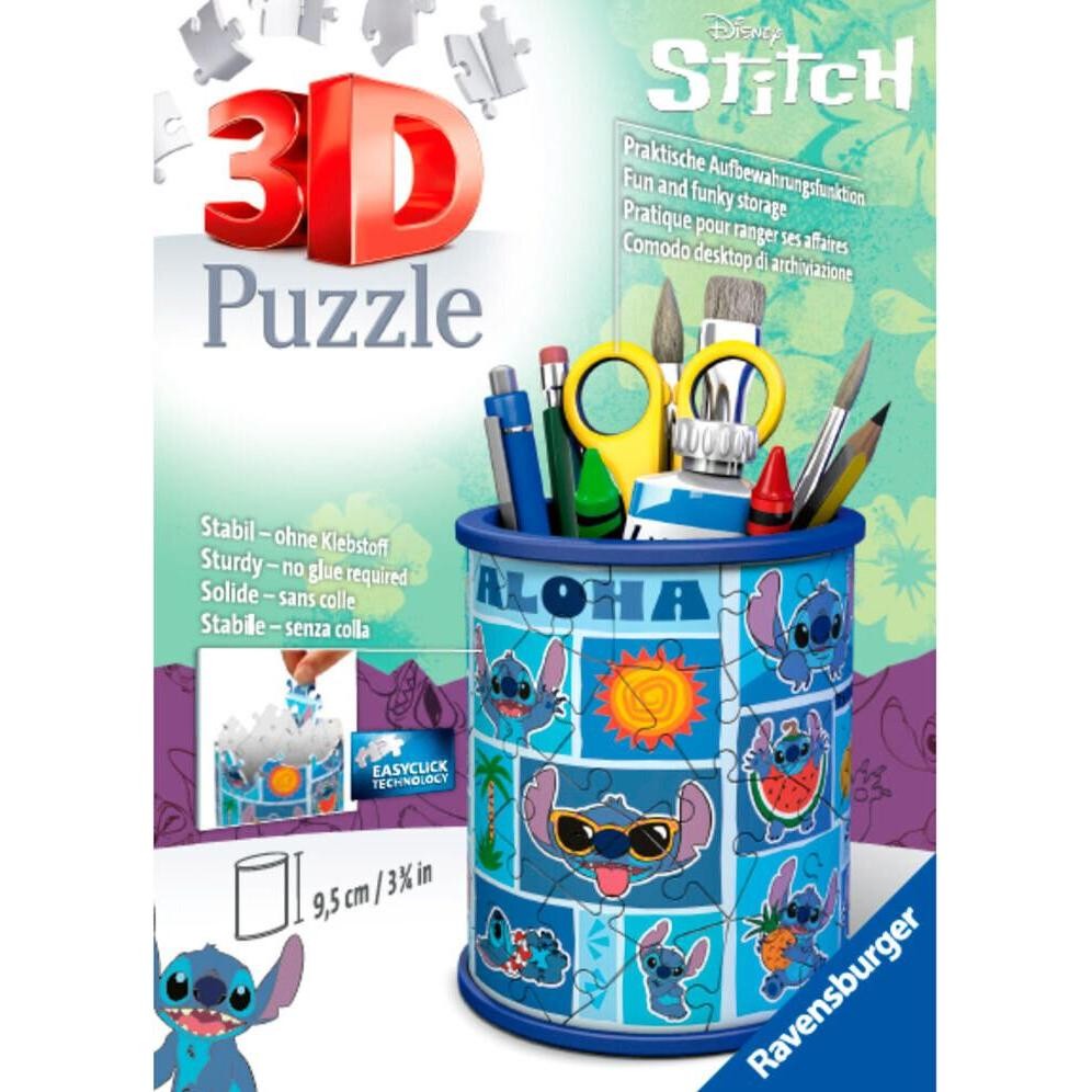 Puzzle 3D - Pot à crayons Stitch