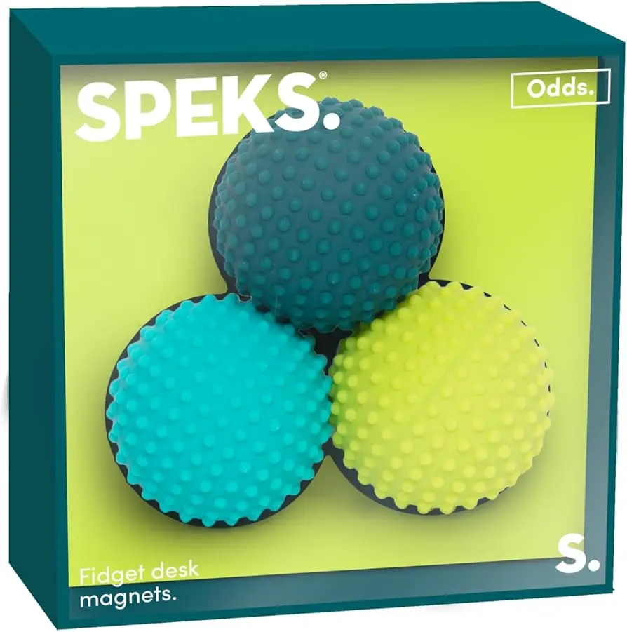 Odds - Aimants en silicone souple - Picots Verts