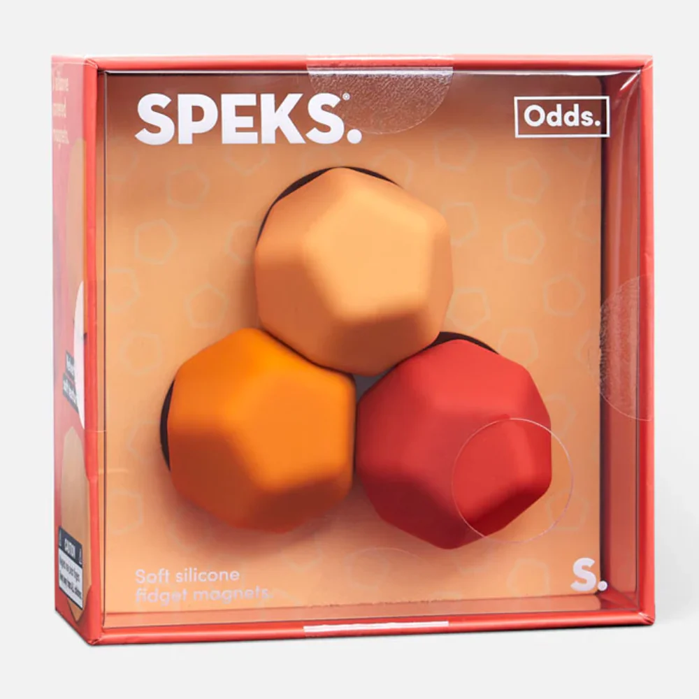 Odds - Aimants en silicone souple - Plats Oranges
