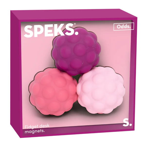 Odds - Aimants en silicone souple - Bosses Mauves