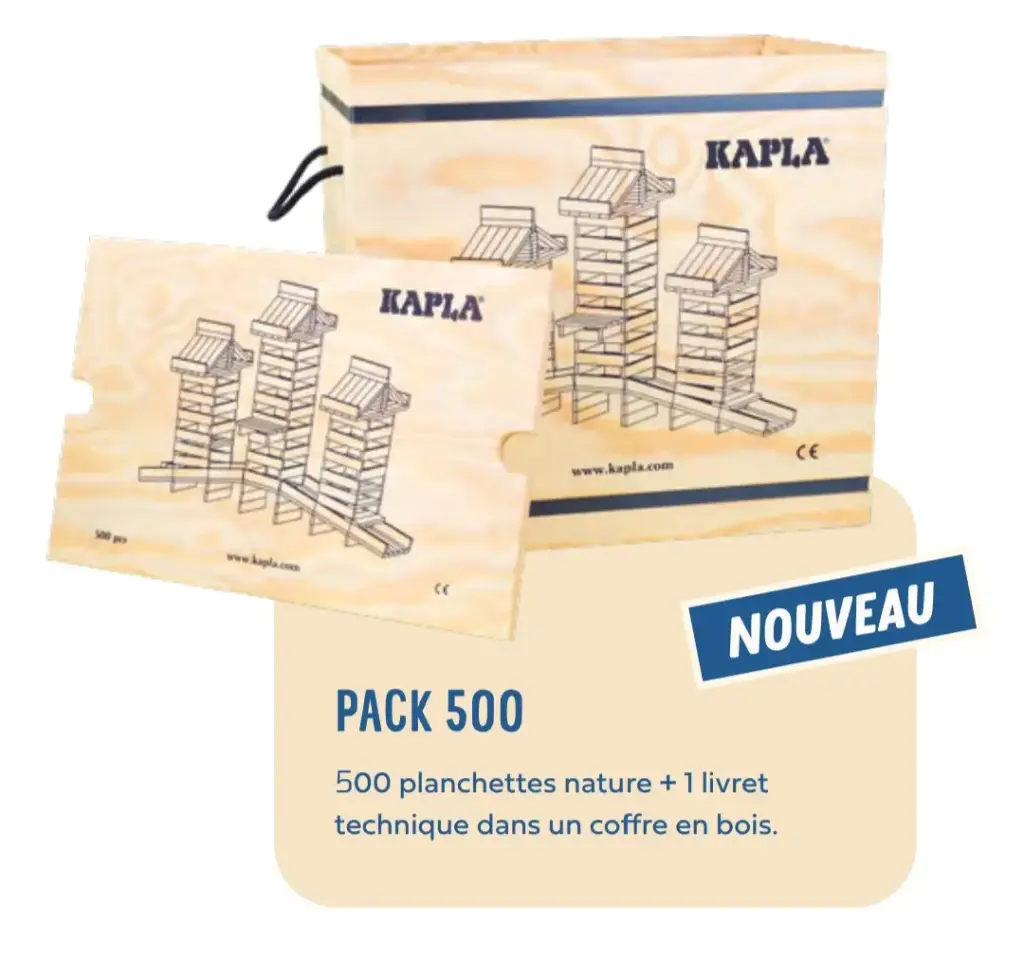 Kapla - pack 500 nature