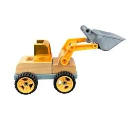 Mini véhicule transformable - Pelleteuse 17cm