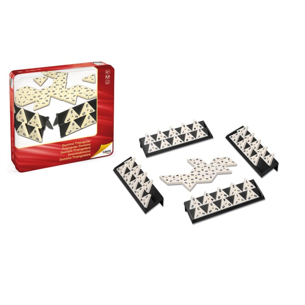 Dominos Triangulaires - Boîte en métal