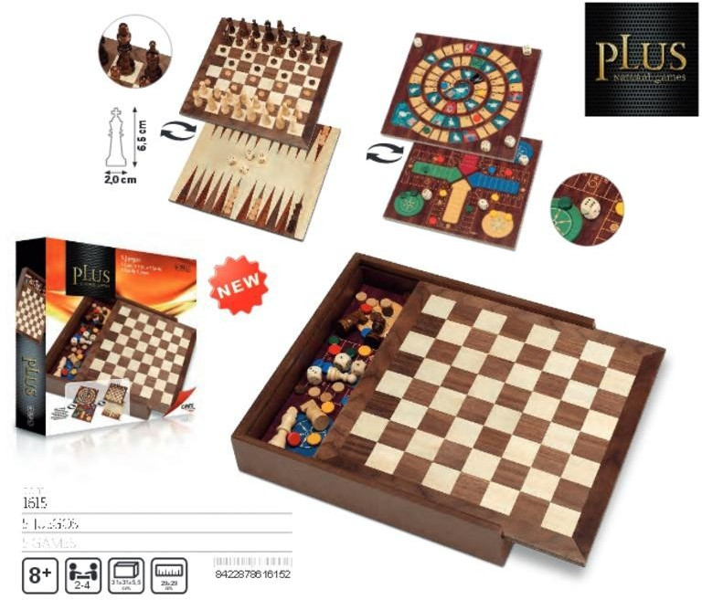 5 en 1 Jeux Classiques 