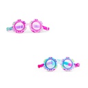 Bling2o - Lunettes de piscine : Pétales Bleu fleuri