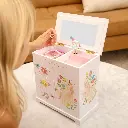 Boîte à Bijoux Musicale - Licorne Florale