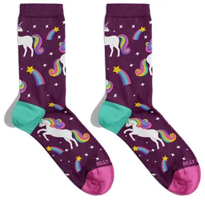 Chaussettes taille 27-32 - Licornes 