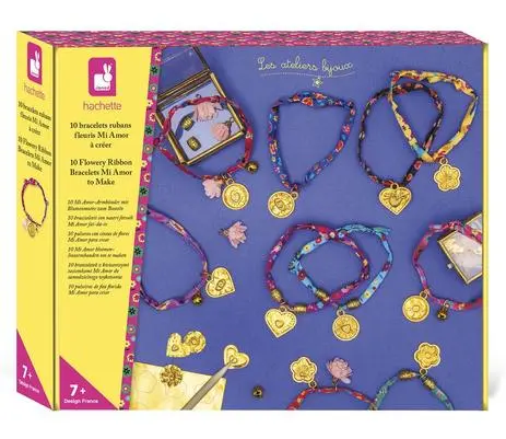 10 Bracelets rubans fleuris à créer - Mi Amor