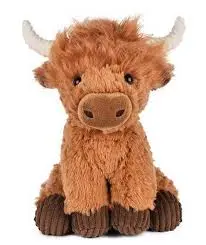Peluche Vache marron 20cm
