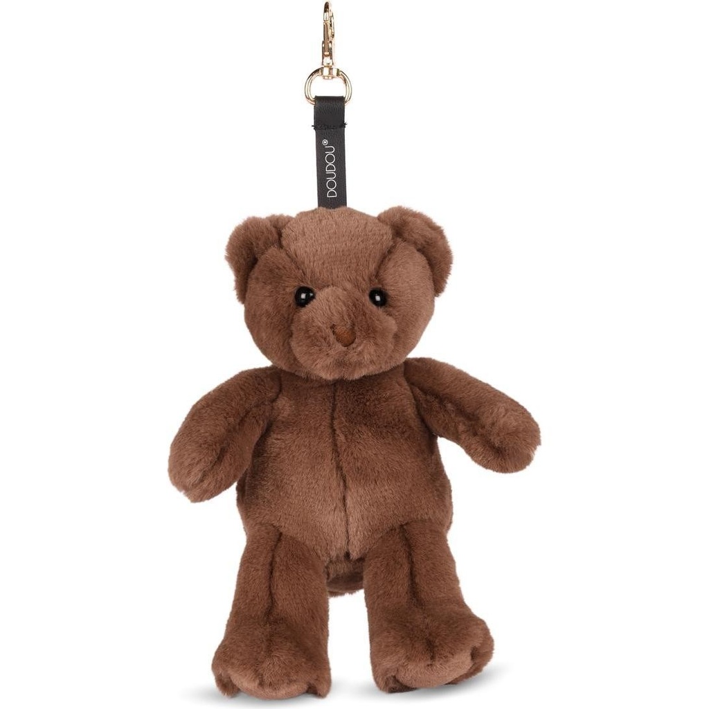 Doudou Et Compagnie - Bijou de sac ours marron glacé