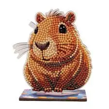 Crystal Art Figurine à diamanter - Capybara