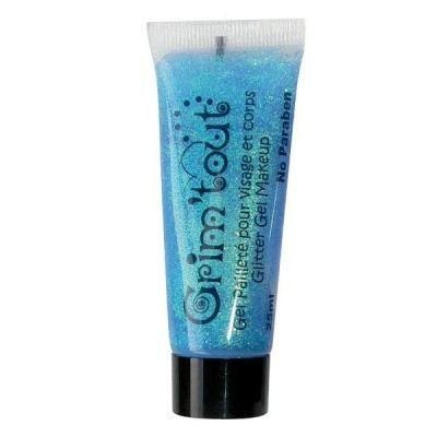 Gel pailleté pour visage et corps turquoise 25ml