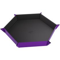 Plateau à dé magnétique - Hexagonal - Mauve
