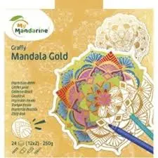 Graffy mandala doré