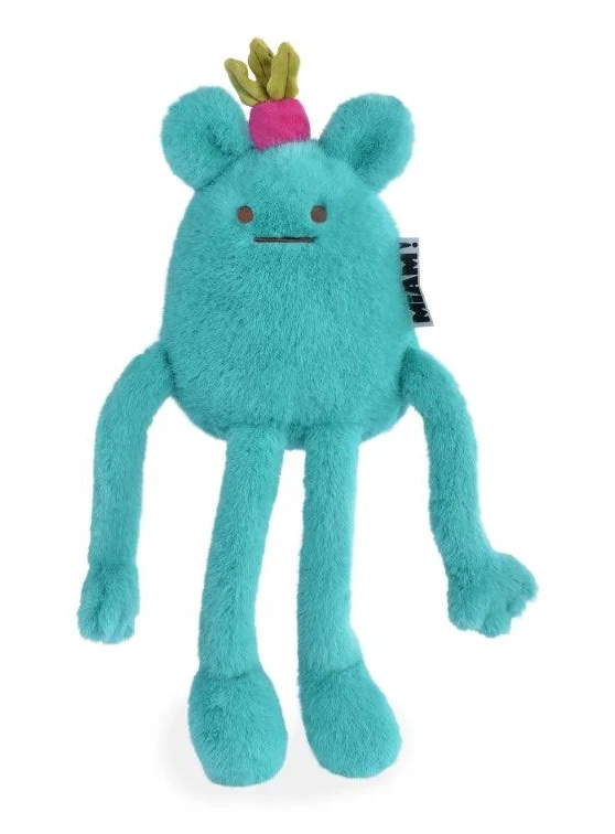 Miam ! Billie radish 40cm doudou bleu océan radis
