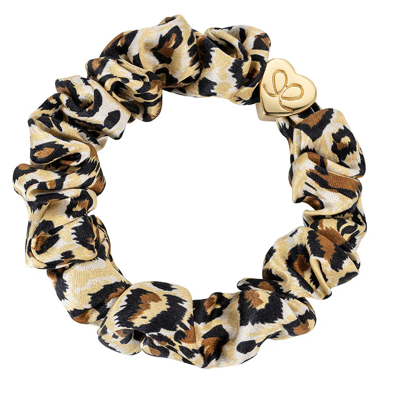 byEloise - Gold Heart Leopard en soie