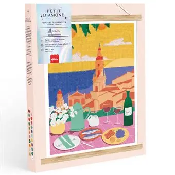 Coffret Petit Diamond - Diamond Painting Menton par Gisele Murias