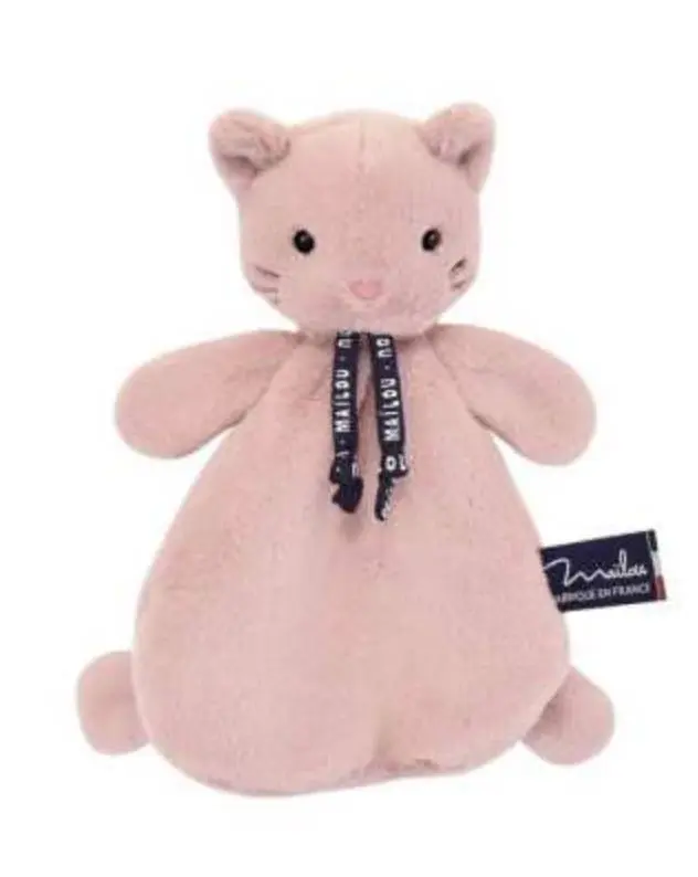 Mailou doudou chat Dorlotin rose
