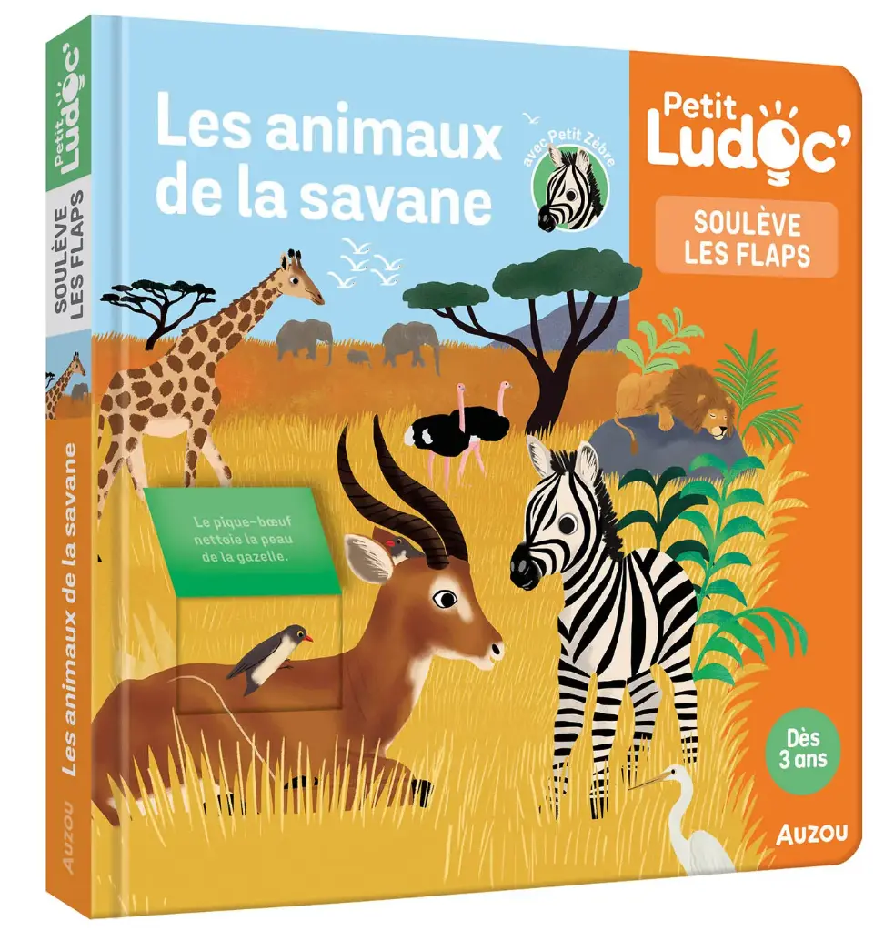 Petit ludoc' - Soulève les flaps - Animaux de la savane 