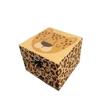 Boite à Musique Cube Leopard 
