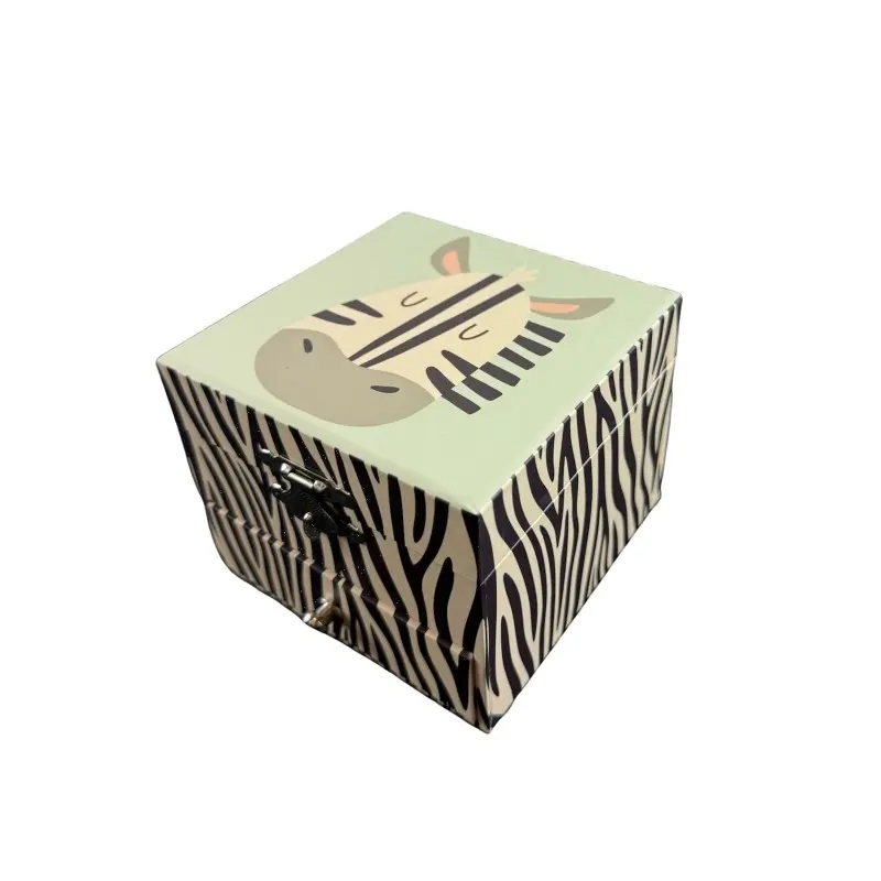 Boite à Musique Cube Zebre 