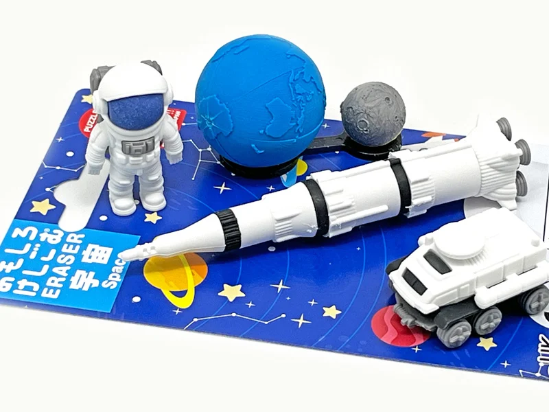 Set gommes - astronautes 